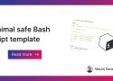 Minimal safe Bash script template | Better Dev