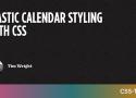 Elastic Calendar Styling with CSS | CSS-Tricks