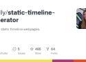 Create static timeline webpages - GitHub - molly/static-timeline-generator